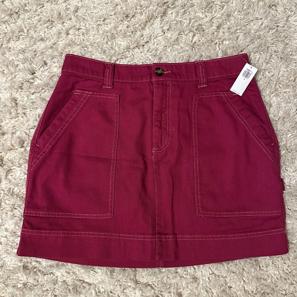 Old Navy Pink Mini Cargo Skirt Work